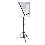 Puluz PU5070EU studijos rinkinys su LED &scaron;viesdėže 50x70cm ir stovu