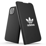 Adidas OR Booklet Case Basic atverčiamasis dėklas iPhone 13/14/15 6.1", juodas/baltas