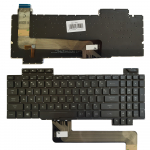 Extra Digital Asus GL703 ne&scaron;iojamojo kompiuterio klaviatūra, US, juoda
