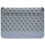 Guess 4G Stripe Metal Logo ne&scaron;iojamojo kompiuterio dėklas iki 14", mėlynas