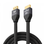 HDMI 2.1 laidas Wozinsky WHDMI-30, 8K 60Hz, 48 Gbps, 3 m, sidabrinis