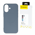Wozinsky Samsung Galaxy S24 FE dėklas Liquid Silicone MagSafe, pilkas