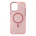 Dėklas Glitter Case MagSafe skirtas iPhone 17 Pro, rožinis