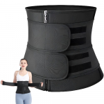 Neopreninis liekninamasis diržas pilvui ir nugarai XL, juodas
