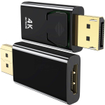 DisplayPort į HDMI adapteris 4K Ultra HD perėjimas, juodas