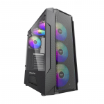 Kompiuterio korpusas Darkflash LEO Midi Tower, Juodas