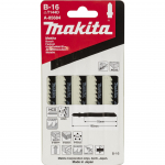 Siaurapjūklio peiliukai Makita A-85684 B-16 medžiui ir plastikui, 5 vnt.