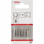 Bosch suktuvo antgaliai Torx T30 25 mm, 3 vnt.