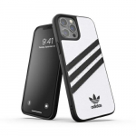 Adidas OR Moulded Case PU dėklas telefonui iPhone 12 Pro Max, White/Black