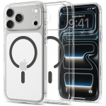 Spigen Ultra Hybrid MagSafe dėklas telefonui iPhone 18 Pro Max / 17 Pro Max, Clear Graphite
