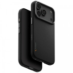 Dėklas Uniq Keva EDGE Magclick, skirtas iPhone 18 Pro / 17 Pro, juodas