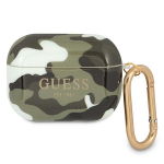 Guess GUAPUCAMA dėklas Apple AirPods Pro, žalias/chaki