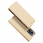 Dux Ducis Skin Pro atverčiamas dėklas Redmi Note 12 5G / Poco X5 5G, auksinis