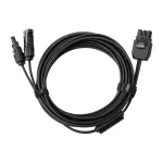 EcoFlow DC013 saulės modulių prijungimo kabelis, 5 m, juodas