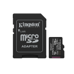 Kingston Canvas Select Plus 128 GB microSD atminties kortelė, iki 150 MB/s, A1, juoda