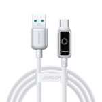 Joyroom S-A55 StarFlight USB-A į USB-C laidas 66W 1.2m, baltas