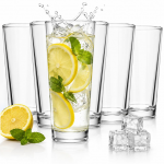Auk&scaron;tų stiklinių rinkinys 6 vnt. 370ml