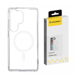 Wozinsky Ultra Clear MagSafe dėklas Samsung Galaxy S25 Ultra, skaidrus