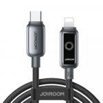 Joyroom S-A55 StarFlight USB-C - Lightning laidas 30W 1.2m, juodas