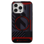 Audi IML Sport MagSafe dėklas telefonui iPhone 13 Pro Max, juodas