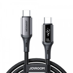 Joyroom S-A60 StarTalk USB-C į USB-C laidas 100W 1.2m, juodas