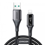 Joyroom S-A60 StarTalk USB-A į Lightning laidas 3A 1.2m, juodas