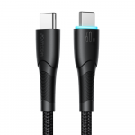 Joyroom Starry Series SA32-CC3 USB-C į USB-C laidas 60W 1m, juodas