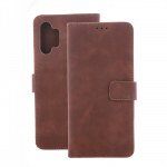 Xiaomi Redmi Note 13 Pro+ Plus atverčiamas dėklas Smart Velvet, rudas