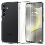 Spigen Ultra Hybrid dėklas Samsung Galaxy S24 telefonui, skaidrus
