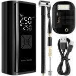 Ne&scaron;iojamas elektrinis oro kompresorius padangoms 150 PSI, 6000mAh