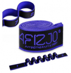 4FIZJO gimnastikos tempimo juosta 90 cm, juoda ir violetinė