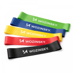 Pasiprie&scaron;inimo gumų rinkinys Wozinsky WGO-5 i&scaron; latekso, 5 vnt.