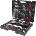 KS Tools CHROMEplus 1/4" ir 1/2" universalus įrankių rinkinys, 97 vnt.