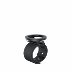 XO C203 MagSafe silikoninis laikiklis, juodas