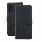 Atverčiamas dėklas Smart Velvet Xiaomi Redmi Note 10 / Redmi Note 10S, juodas