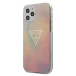 Guess iPhone 12 mini dėklas Tie & Dye, rožinis