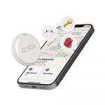 SBS Track My Circle daiktų ie&scaron;kiklis su Apple Find My palaikymu, baltas