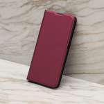Atverčiamas dėklas Apple iPhone 16 Plus 6.7'' Smart Soft Book, bordo