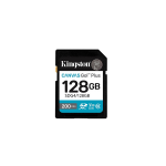 Atminties kortelė Kingston Canvas Go Plus 128GB SDXC 200MBps V30, juoda