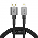 Tech-Protect UltraBoost DNA USB-A į Lightning laidas 100 cm pilkas