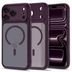 Tech-Protect MagPeak MagSafe CC dėklas iPhone 18 Pro Max / 17 Pro Max, Dark Cherry Matte