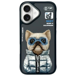 Nimmy Cool&Cute 2.0 Dog dėklas iPhone 16 6.1", Black