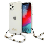 Guess Pearl skaidrus dėklas Apple iPhone 12 / 12 Pro
