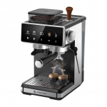 Amzchef CE-CM5560-SV kavos aparatas su kavamale, sidabrinis