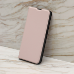 Apple iPhone 16 Pro Max Smart Soft Book atverčiamasis dėklas, kreminis