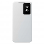 Samsung Galaxy S24+ atverčiamasis dėklas Smart View Wallet, baltas