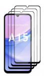 Tfo 9D Apsauginis stiklas Samsung Galaxy A15 4G / 5G, 10 vnt., Juodas rėmelis