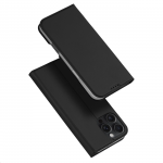 Dux Ducis Skin Pro knygutės tipo dėklas, skirtas iPhone 16 Pro Max, juodas