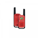Motorola Talkabout T42 radijo stotelės, 2 vnt., raudonos
