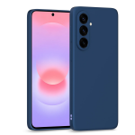 Samsung Galaxy A37 (SM-A376E/DS) Matt Silicone Color Case Cover, Dark Blue